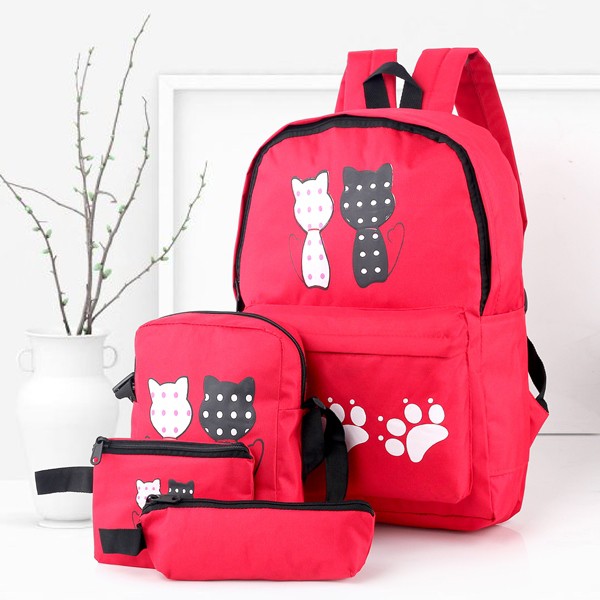 tas backpack anak 4in1 / tas sekolah anak perempuan termurah lengkap GKS BR 338