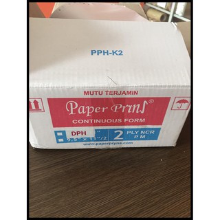 Jual Kertas Resi Continuous Form Paper Prins Type Dph A Ply Ncr