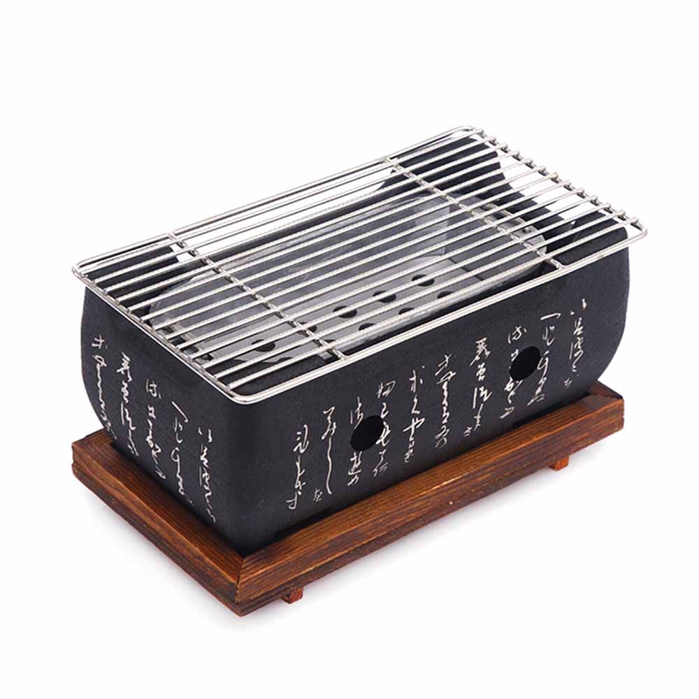 Aihogard Alat Panggang Arang BBQ Japanese Grill Stove 24x12.5cm