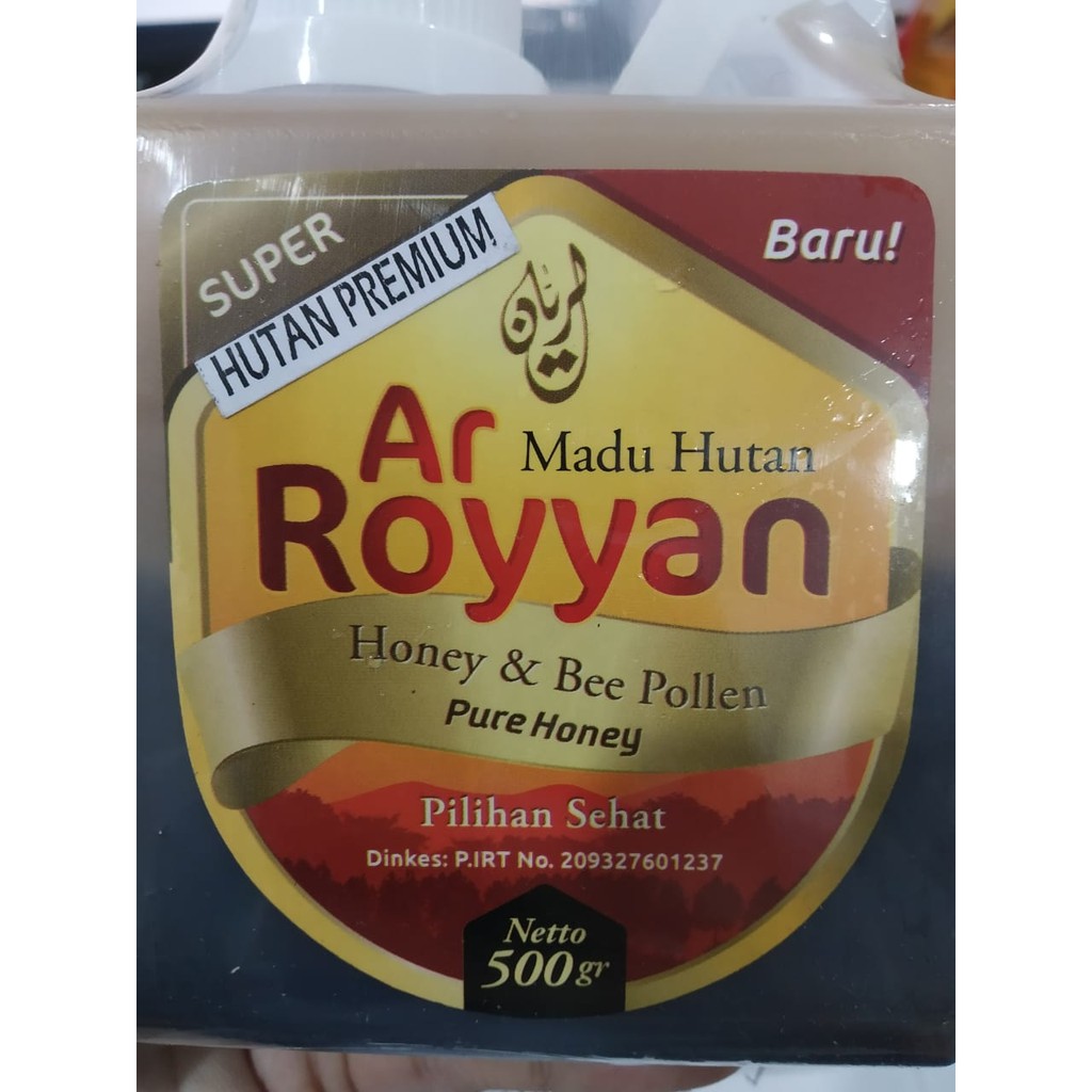 

Madu Hutan Arroyyan Arroyan Ar royyan 500gram | Madu Hutan Super Al Hijaz plus Bee Polen