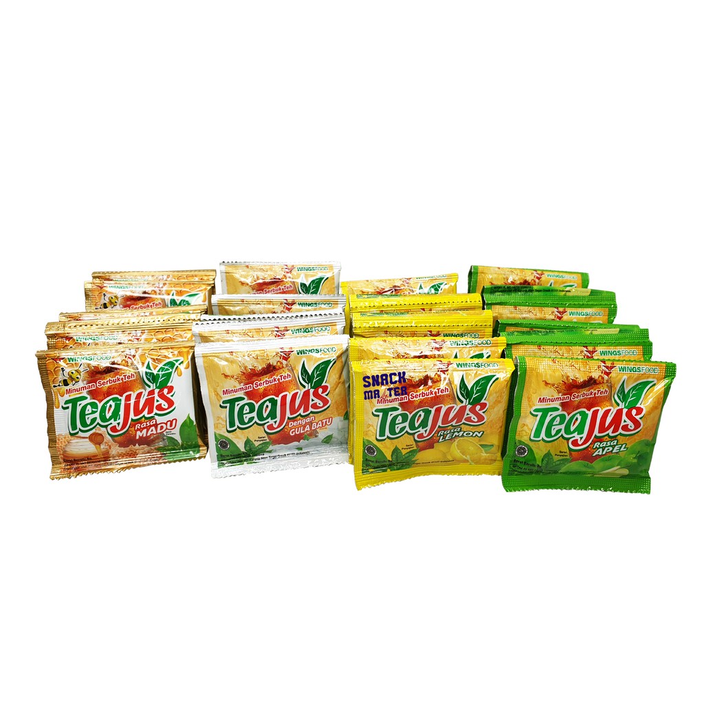 

Tea Jus Renceng - Minuman Teh Serbuk Instant- Netto 10 bks x 8 gr