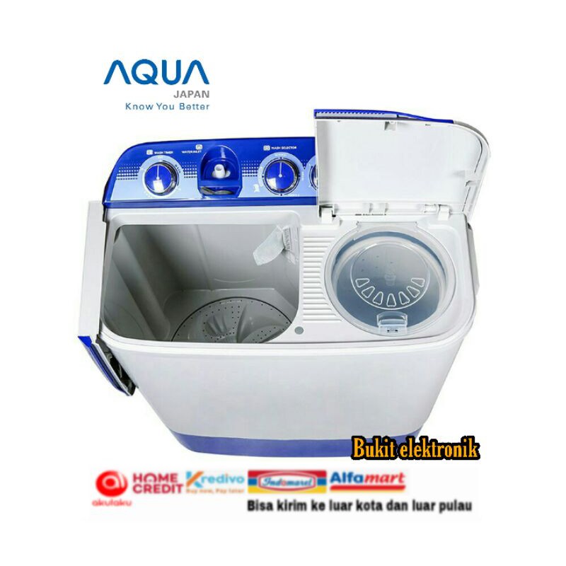 MESIN CUCI AQUA QW881 QWb881XT QW-881XT  8Kg