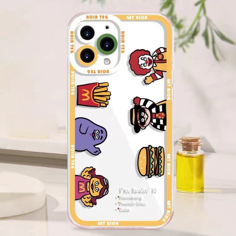 Soft Case Silikon TPU Transparan Shockproof Cover iPhone 13 12 Pro Max 11 XS XR X 8 7 6S Plus Mini
