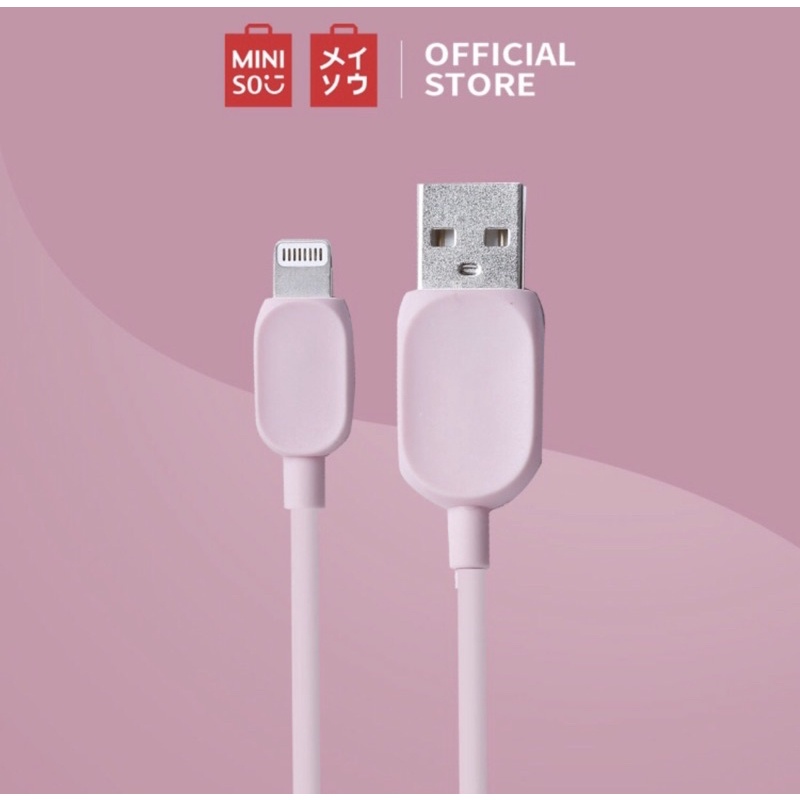 MINISO iphone cable charge & sync. Kabel data iphone murah ready Surabaya
