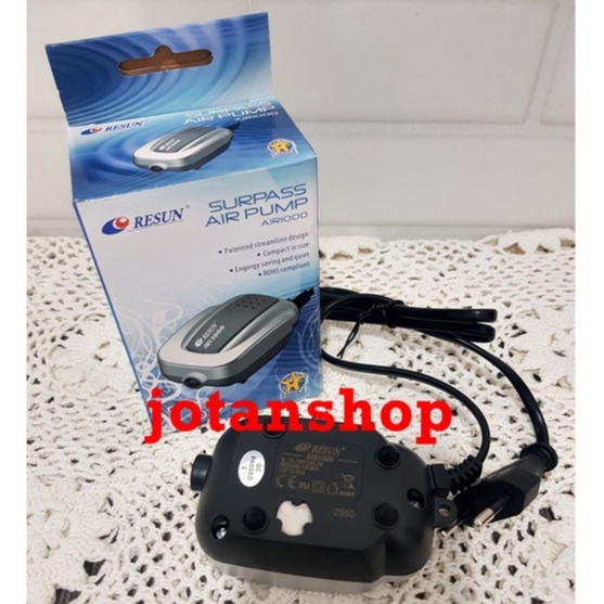 RESUN AIR1000 AIR 1000 pump aerator airator mesin gelembung udara aquarium airpump