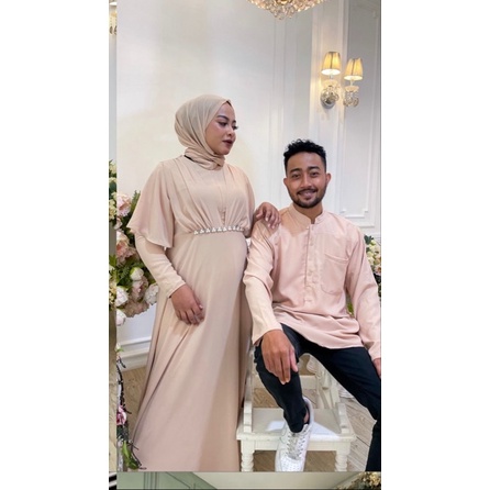 COUPLE621#2 IN 1 /GAMIS WANITA/KOKO PRIA/BAJU COUPLE