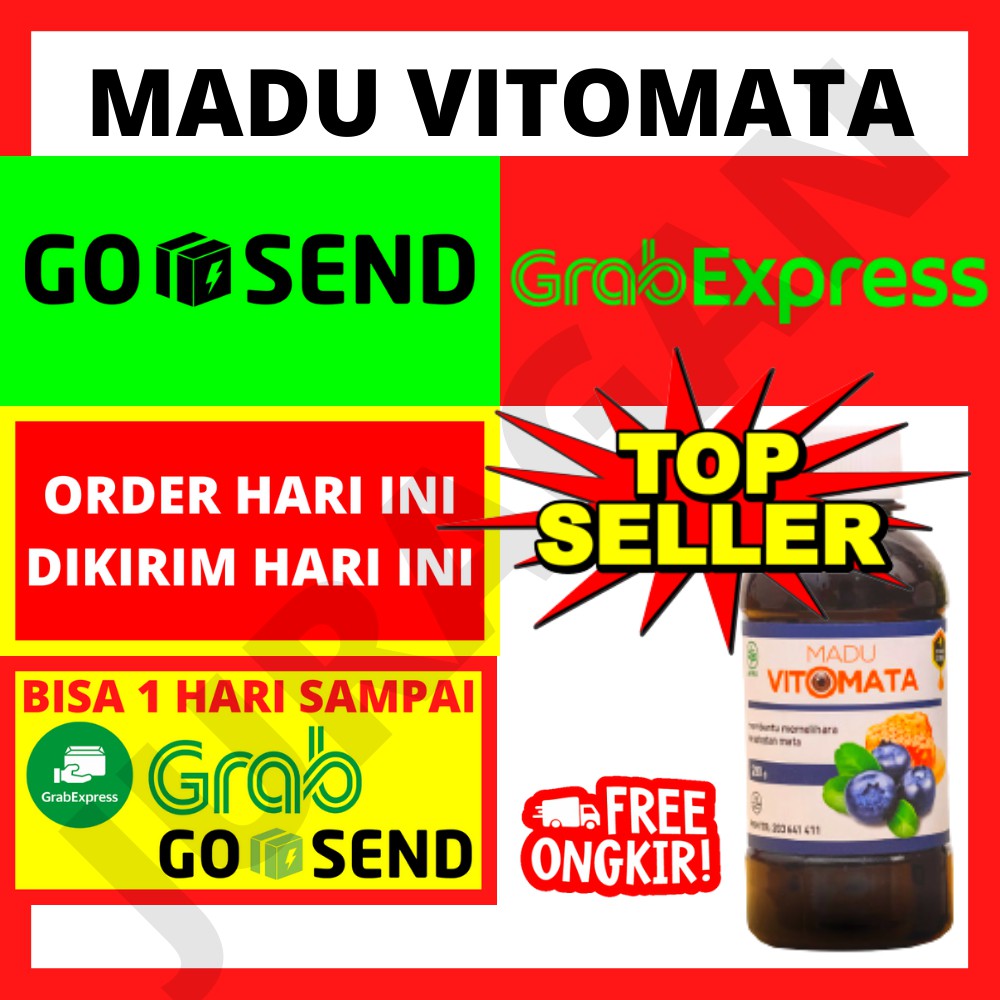 [PROMO HARI INI] Madu Vitomata NO Beli 2 Gratis 1 Vito Mata Fitomata Fito Mata Obat Herbal Sakit Mat