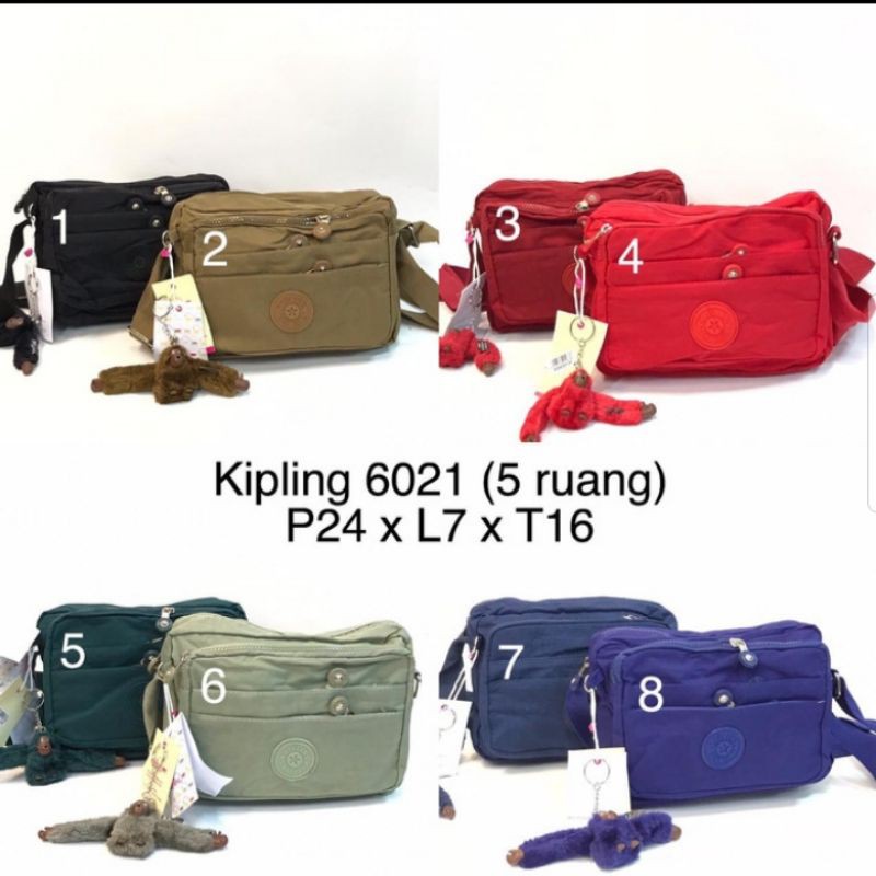 Tas selempang 5 Ruang KIP #6021-Tas Fashion Wanita