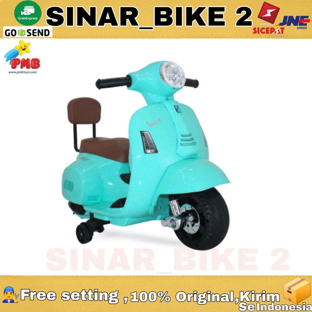 Motoran Aki Anak Vespa Pmb M-788 box Terbaru