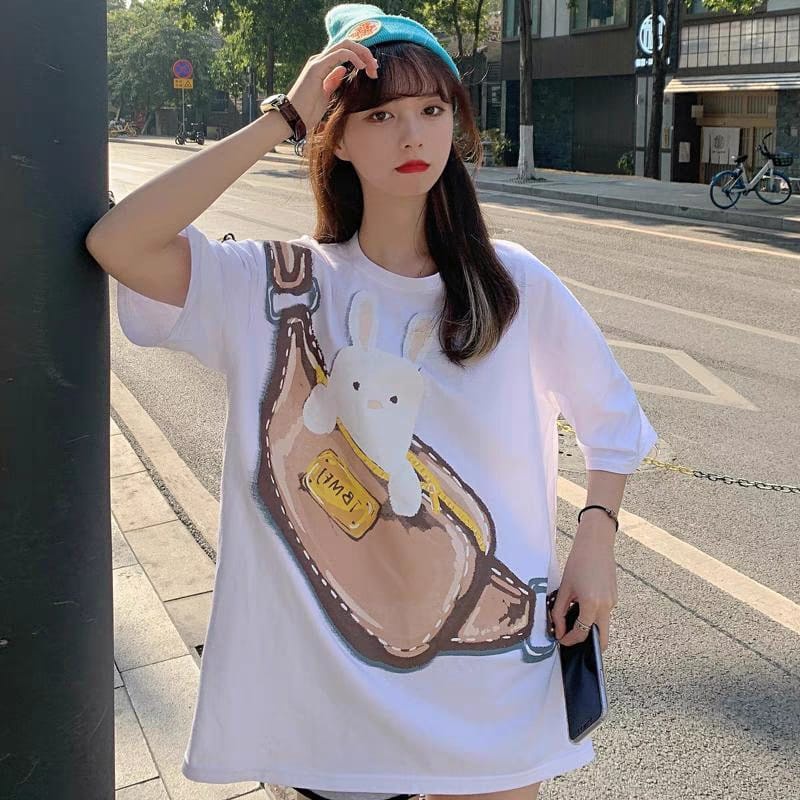 kaos oversize wanita / bags