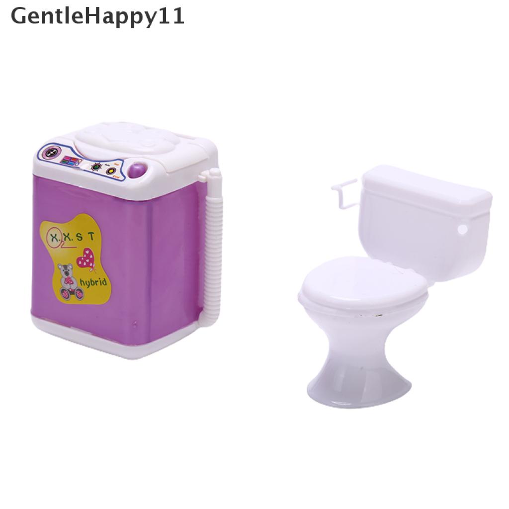 Gentlehappy Mainan Miniatur Kloset Untuk Aksesoris Kamar Mandi Rumah Boneka