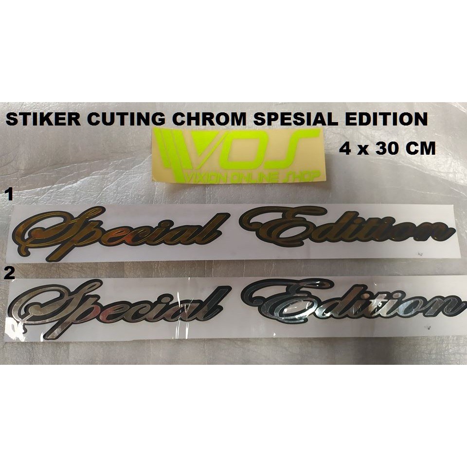 

STIKER CUTING CHROM SPESIAL EDITION