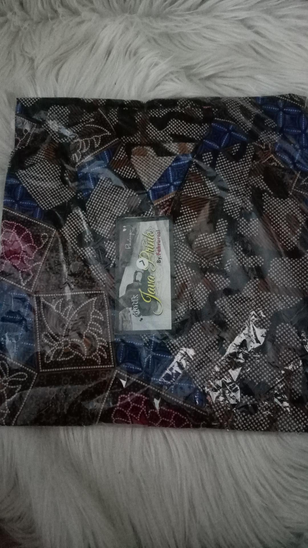 Hem Batik Dolby Dolbi Dobby Doby - Batik Sogan Solo - Batik Pria Warna Coklat - Risna Batik Hrb026