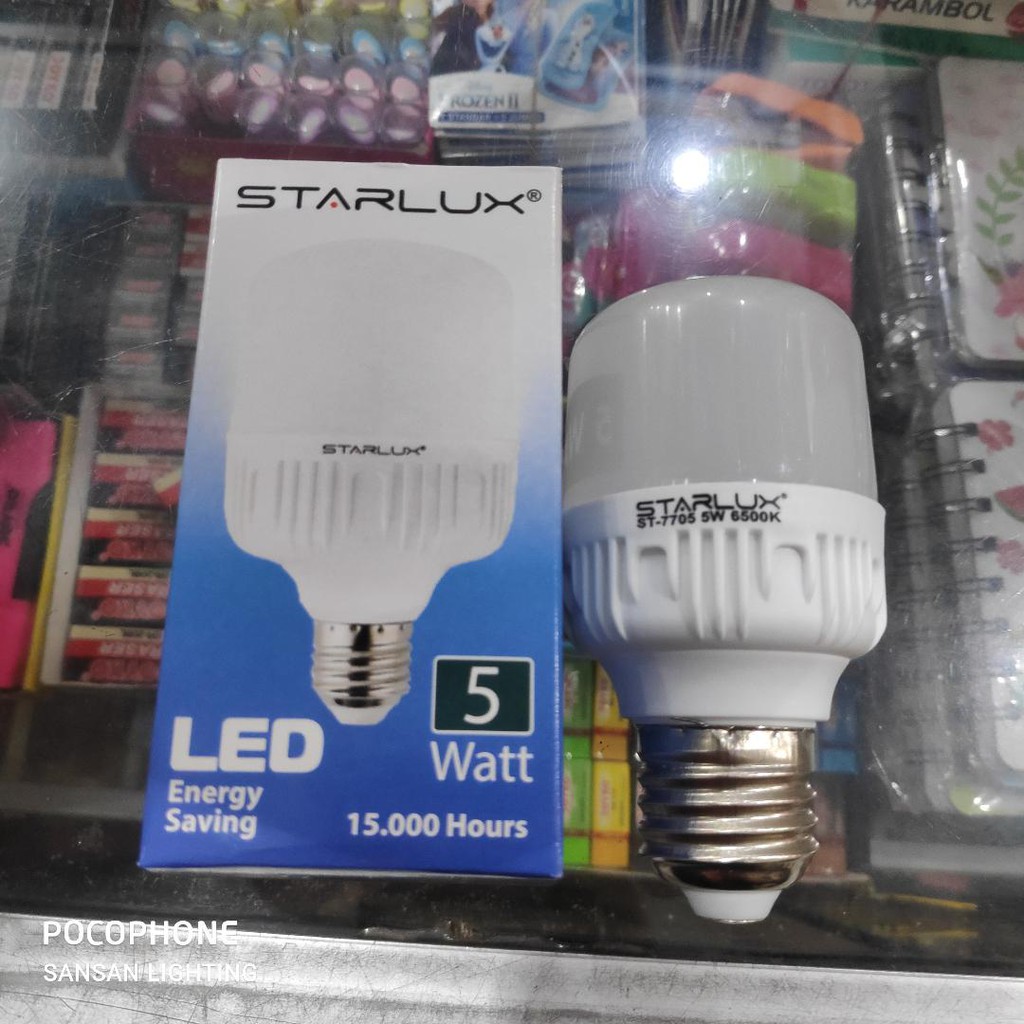  Lampu  Led Tabung  5 Watt Starlux Putih Murah Shopee Indonesia