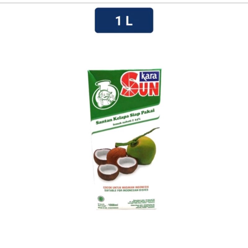 

Sun Kara Santan instant cair 1000ml