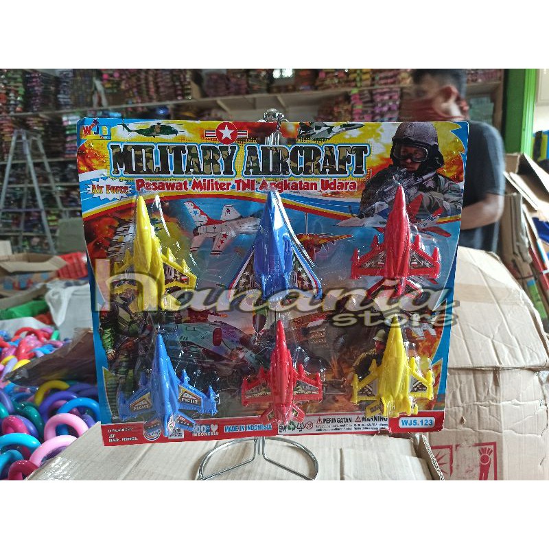 Wjs.123 Mainan Pesawat Angkatan Udara Pesawat Tempur Militer