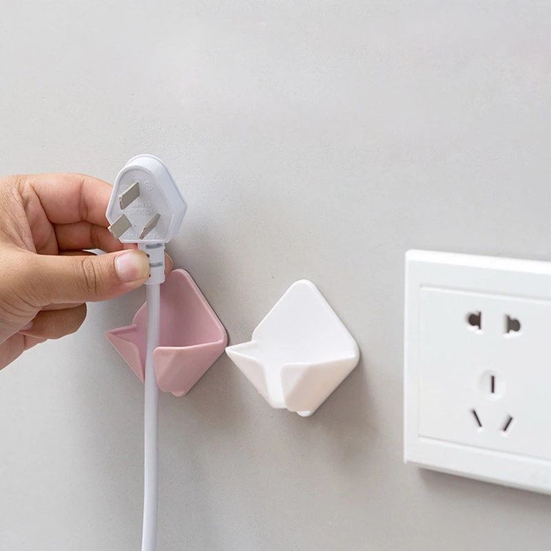 (Home) (Home) (Rak Penyimpanan Kabel Power Plug) Multifungsi Untuk Dinding Kamar Mandi / Rumah / Kantor