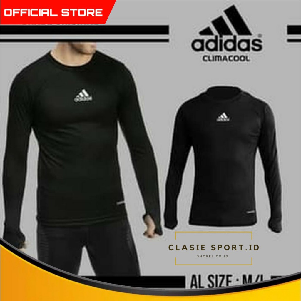 BAJU KAOS MANSET LENGAN PANJANG THUMBHOLE POLOS LARI JOGGING OLAHRAGA TRAINING GYM SPORT PRIA COWOK