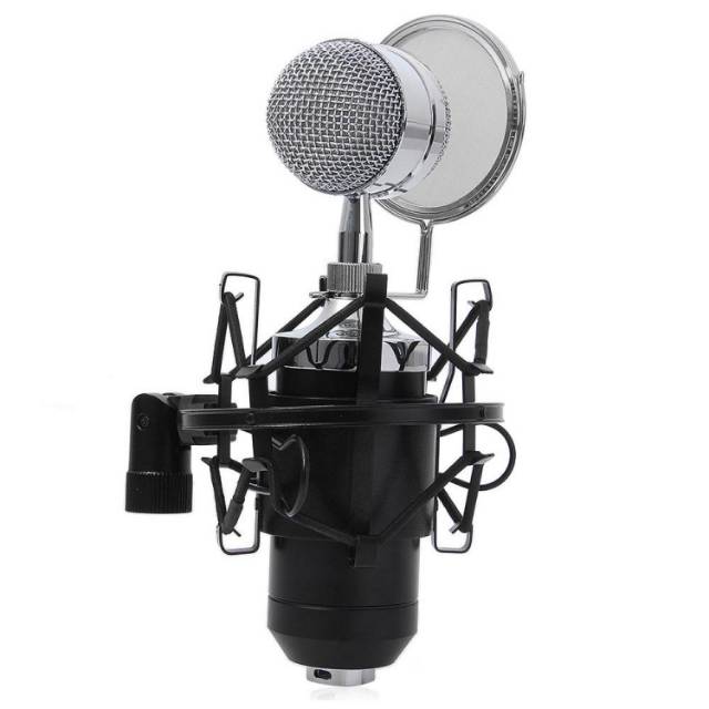 TaffSTUDIO Mikrofon Kondenser dengan Shock Proof Mount