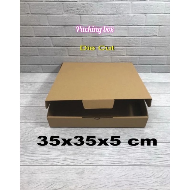 

kardus uk,35x35x5 cm box/karton die cut untuk packing dll