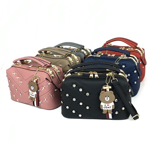 JK U3065 1KG MUAT 2PCS TAS IMPORT FASHION DOCTOR HANDBAG Y108726 Y1098726 E485 T325 G225 P9736