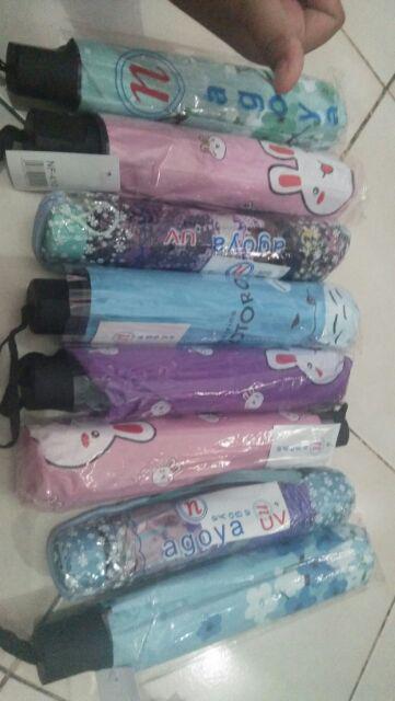 Payung Lipat 3 Motif Rabbit Lucu