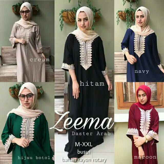 DASTER ARAB ZEEMA | RAYON SUPER | RESLETING DEPAN BUSUI | RENDA MILO