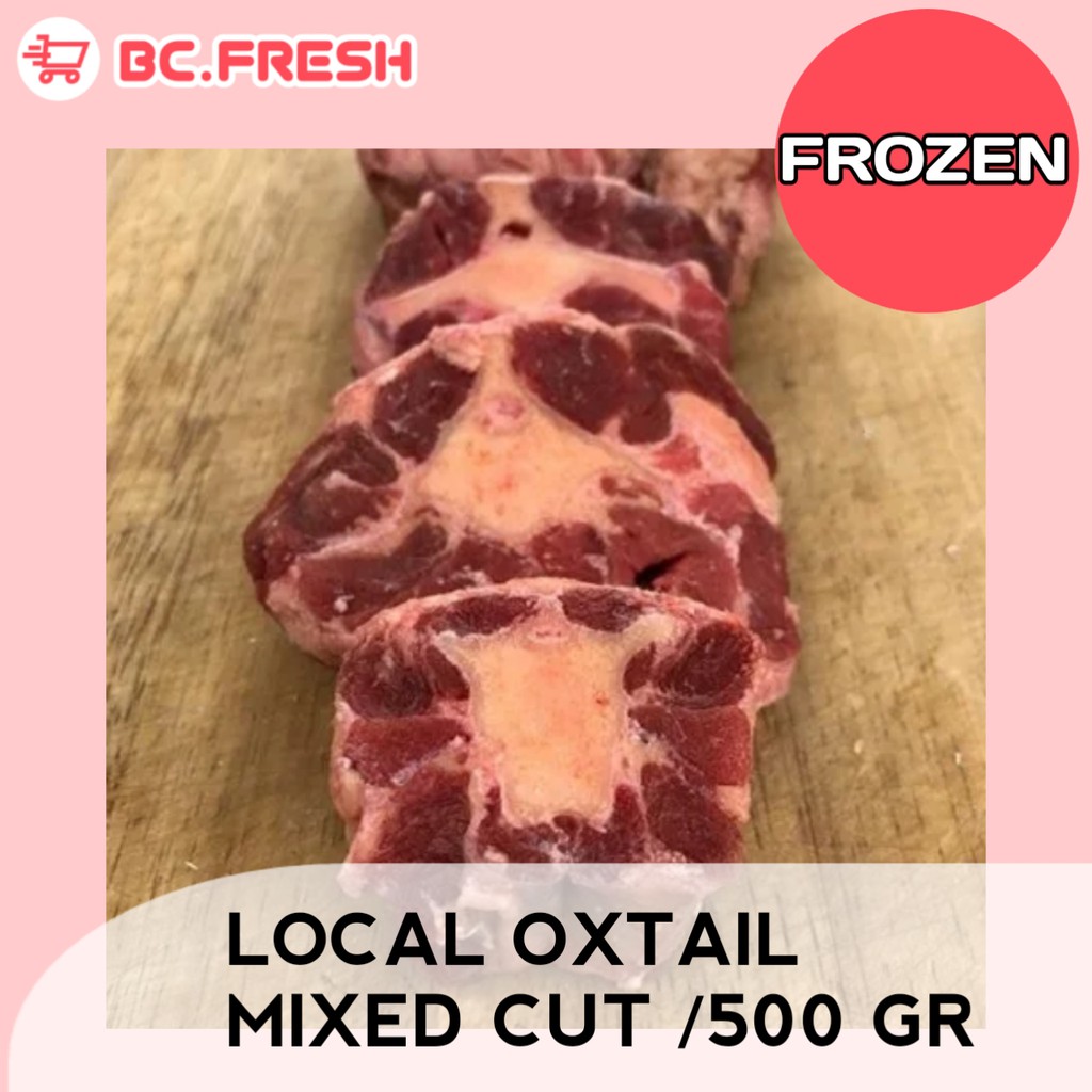 

Local-oxtail mixed cut / Buntut sapi lokal ukr. campur 1000 gram