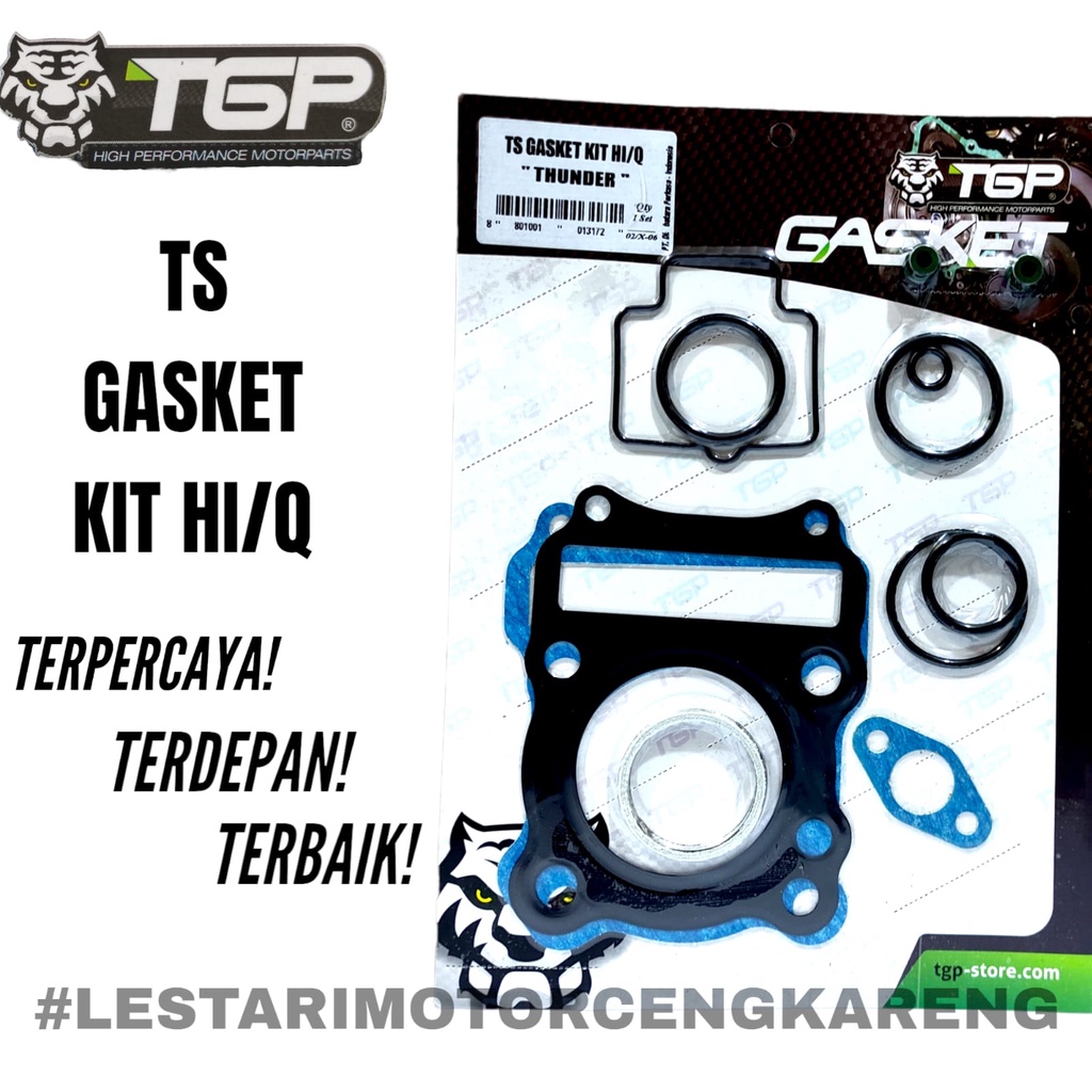 PACKING PAKING GASKET TOPSET TOP SET KIT SUZUKI THUNDER 125 ASLI TGP