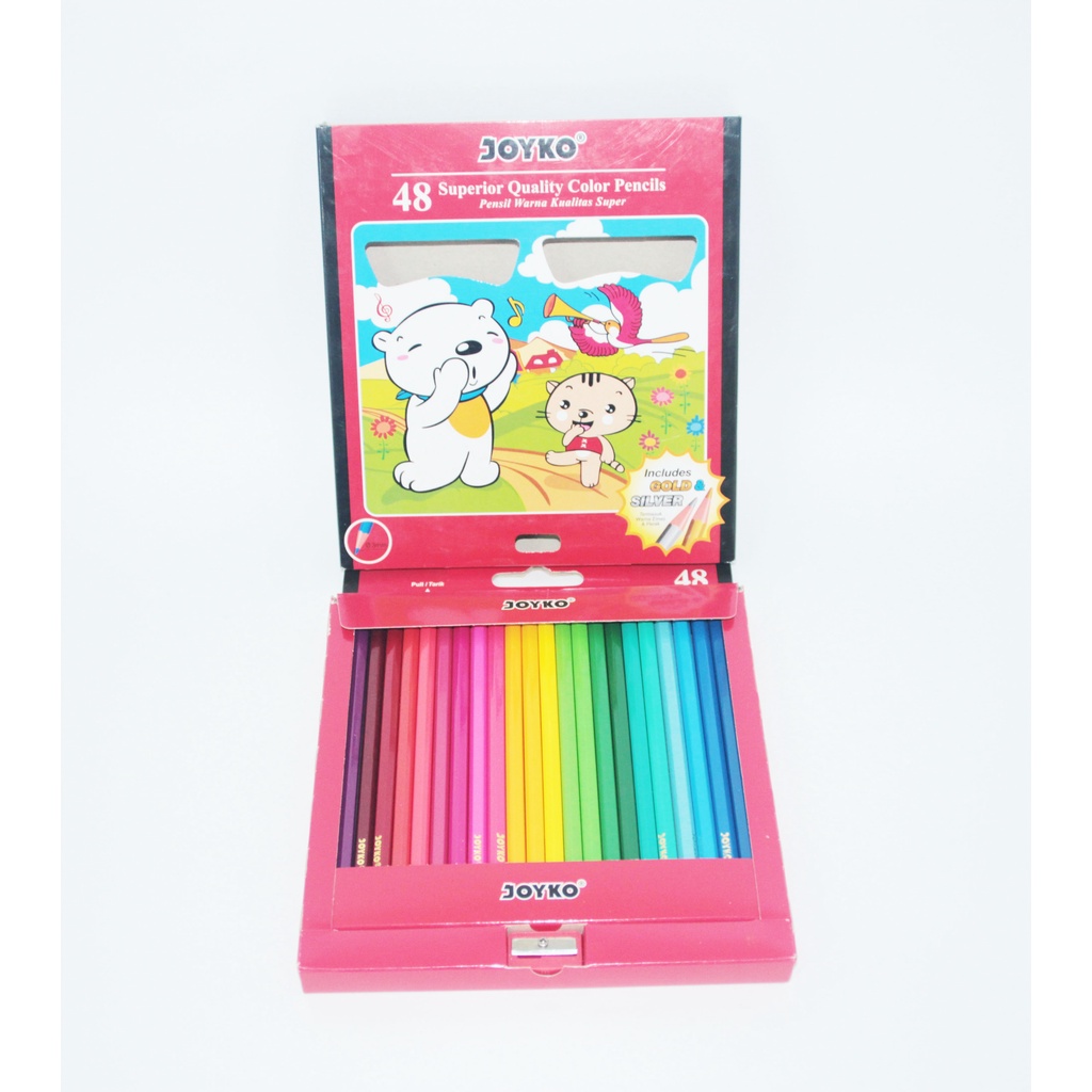 

Colour Pencil / Pensil Warna Joyko Classic Isi 48 Warna