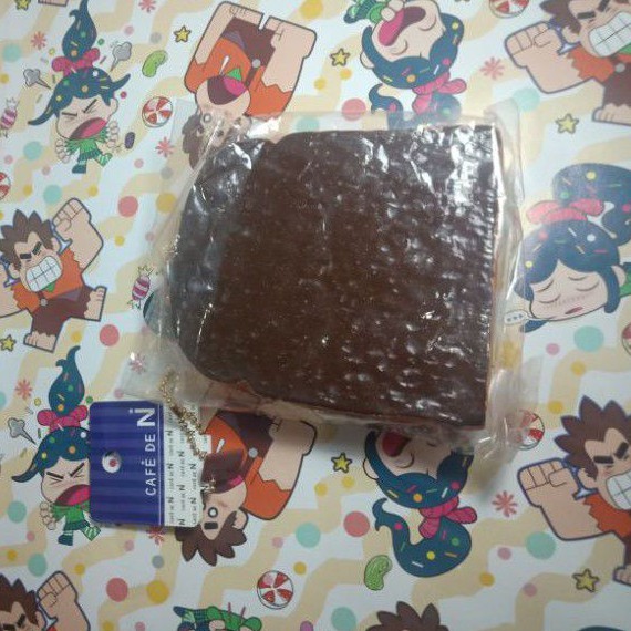 Squishy Cafe De N Chocolate Bread Toast Preloved Perfect Condition