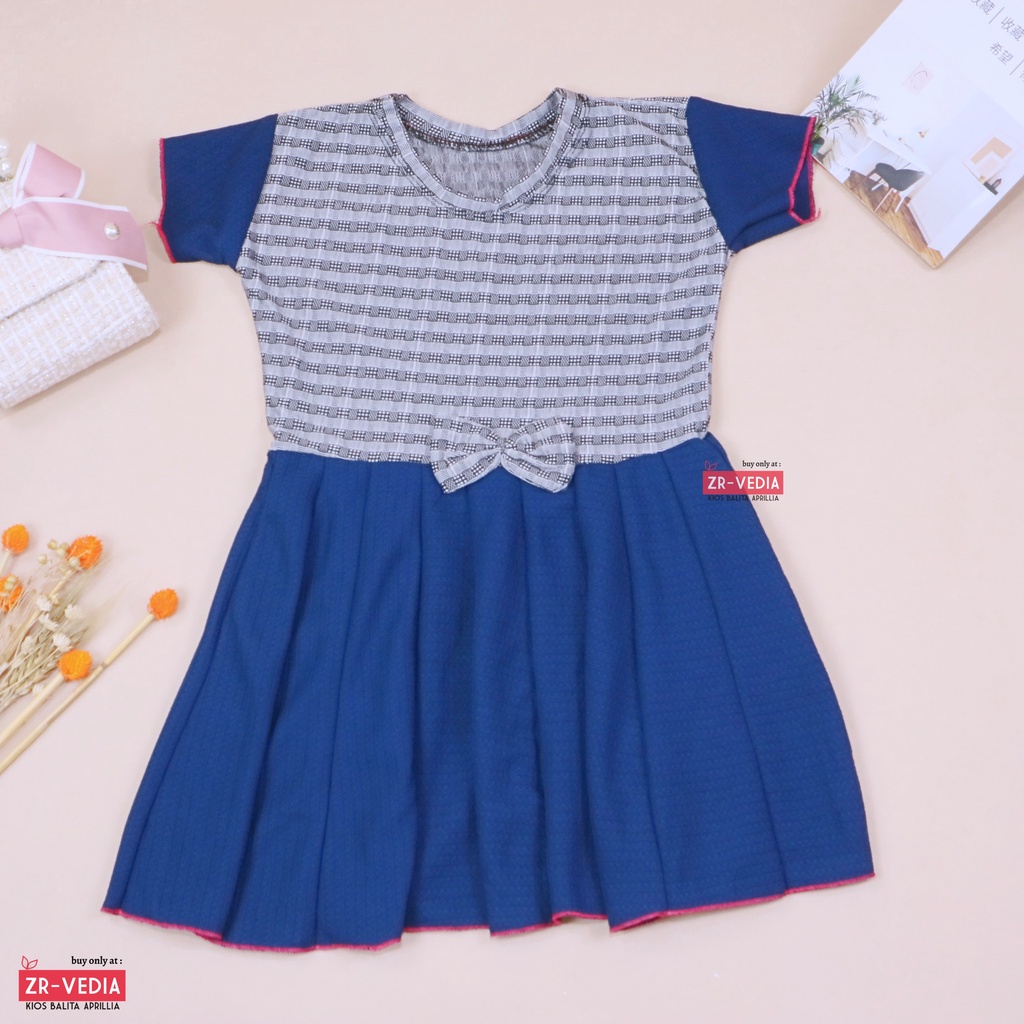 Dress Lunna uk 4 Tahun / Dress Balita Dress Anak Perempuan Dres Dress Lengan Dress Murah Pesta Anak