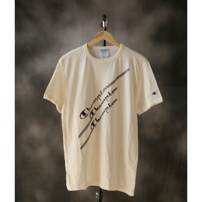 Kaos Baju Tshirt Champion Script Tee Original