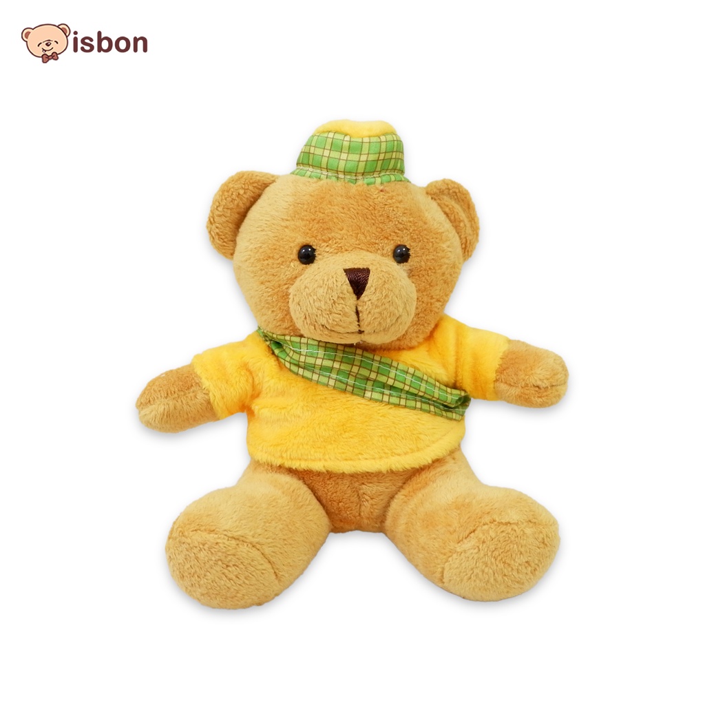 Boneka bear beruang cowok with baju sarung kopyah spesial edisi lebaran karakter wajah lucu cocok untuk hadiah di moment spesial by Istana Boneka