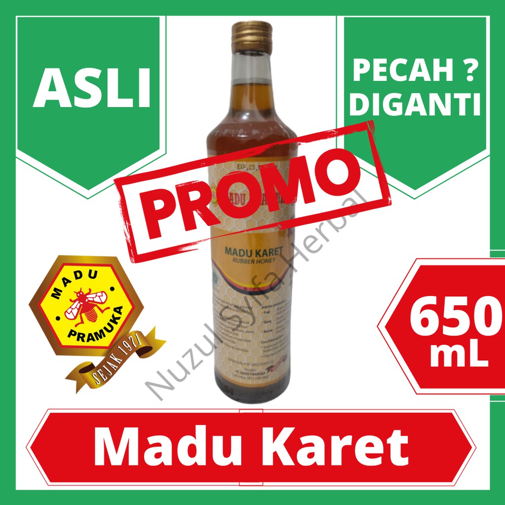 

MADU PRAMUKA ASLI Madu Karet Madu Pramuka Karet 650 ml