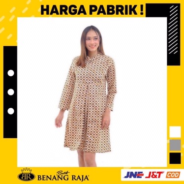 Benang Raja Kemeja Batik Pria Hem Lengan Pendek Ukuran M L Xl