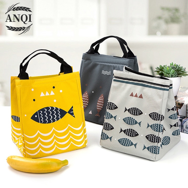 ANQI 1888 Tas Bekal Karakter Tas Makan Anti Dingin Lunch Bag Bahan Oxford Tas Bekal Anti Air VS-7