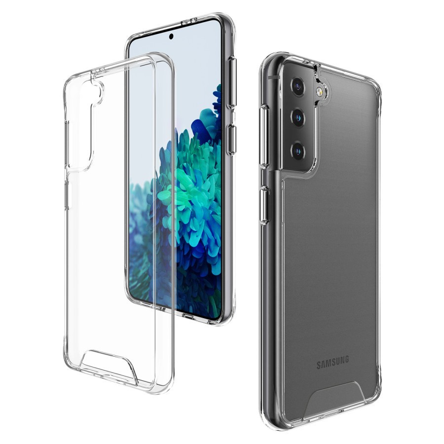 FA CASING SPACE CLEAR CRYSTAL CASE IMPACT SAMSUNG GALAXY S20 S20PLUS S20ULTRA S20FE S21 S21PLUS S21ULTRA S21FE S22 S22PLUS S22ULTRA S23 S23ULTRA S23PLUS PLUS ULTRA FE 5G SOFT SOFTCASE