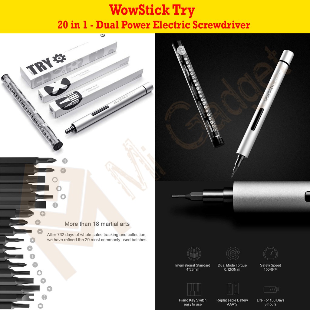 Wowstick TRY 20 in 1 Electric Screwdriver