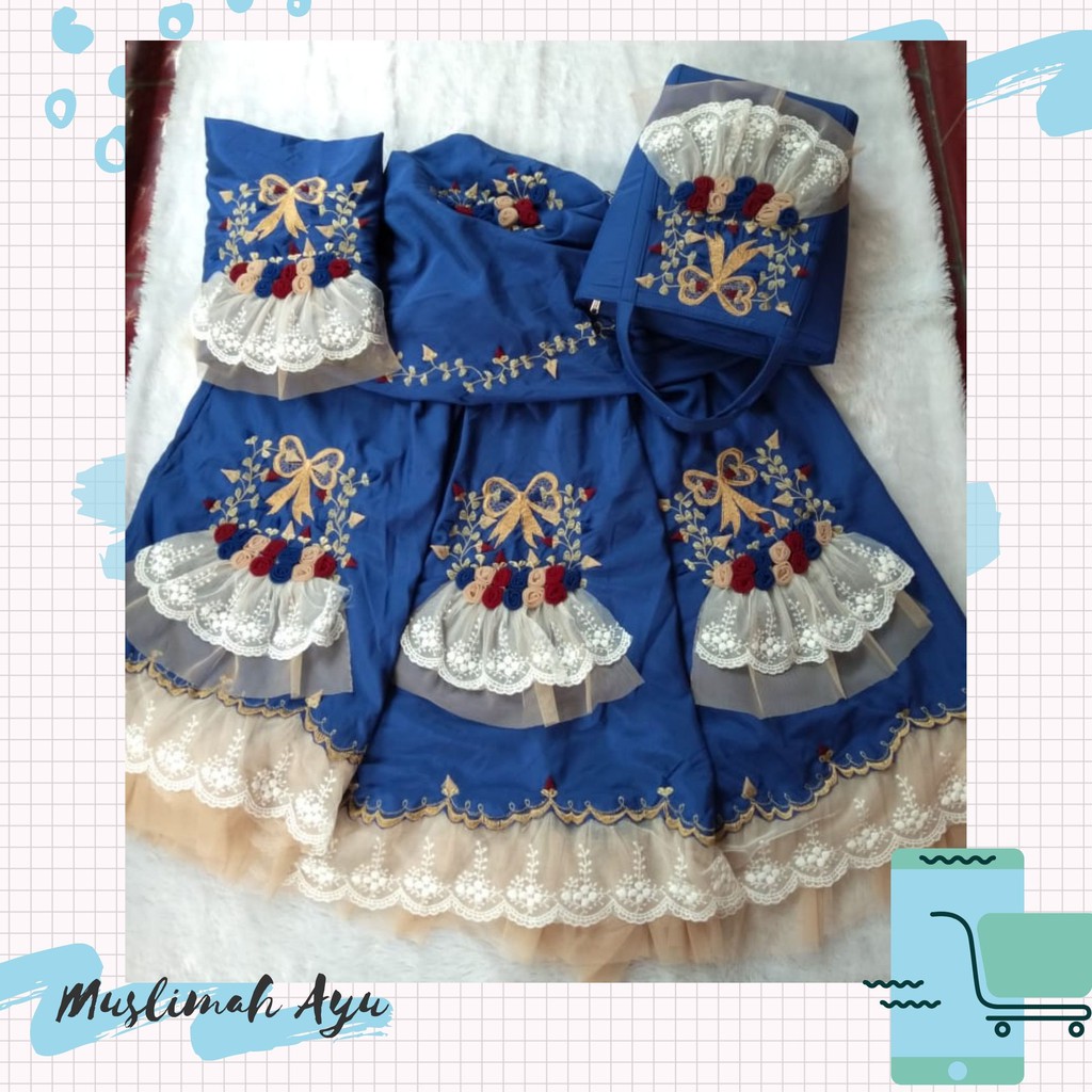 [FREE TAS] - MUKENAH BORDIR SULTAN - MUKENAH BORDIR MURAH - MUKENAH BORDIR MEWAH - TASIKMALAYA