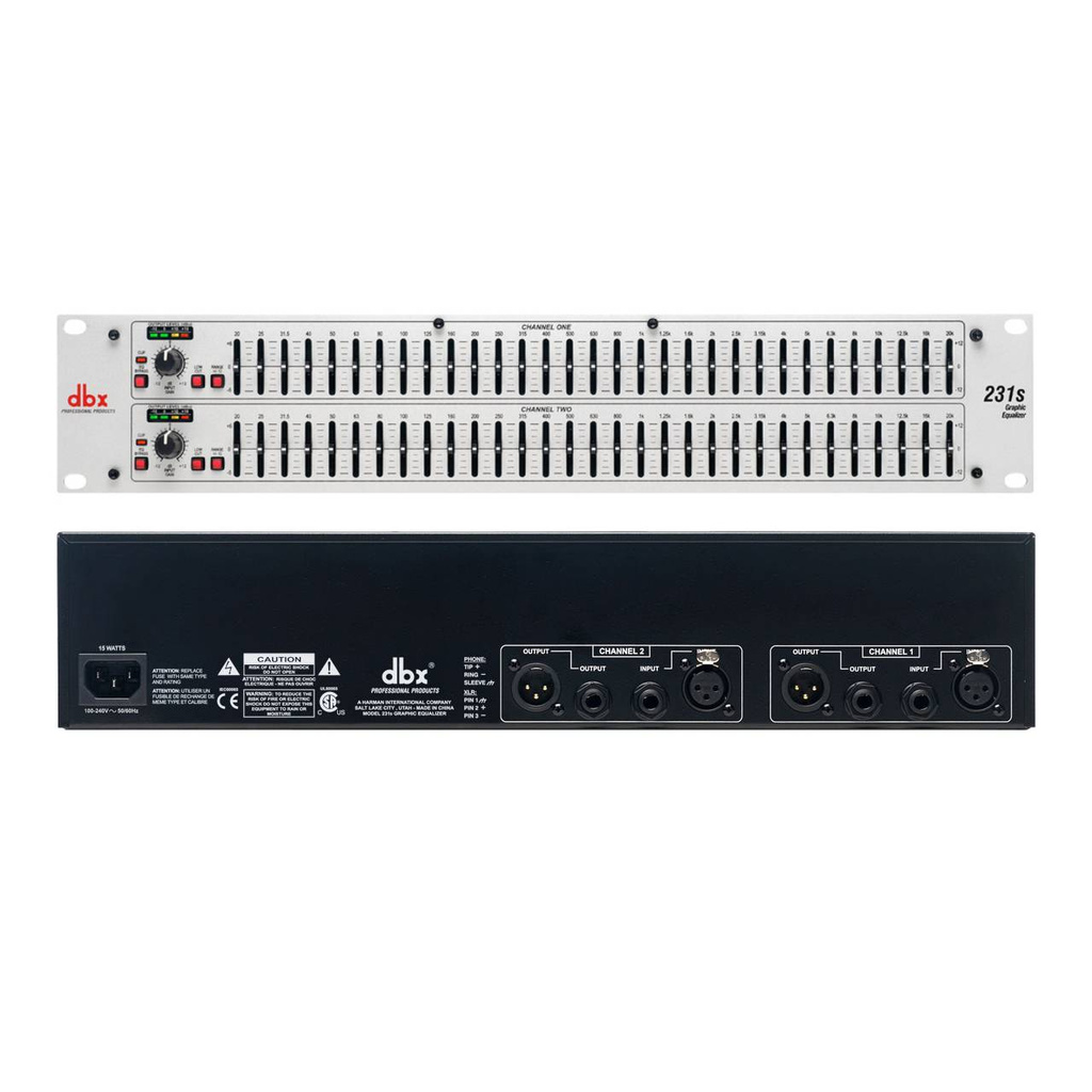 Equalizer DBX 231S 231 S EQ Dual Channel Original Resmi