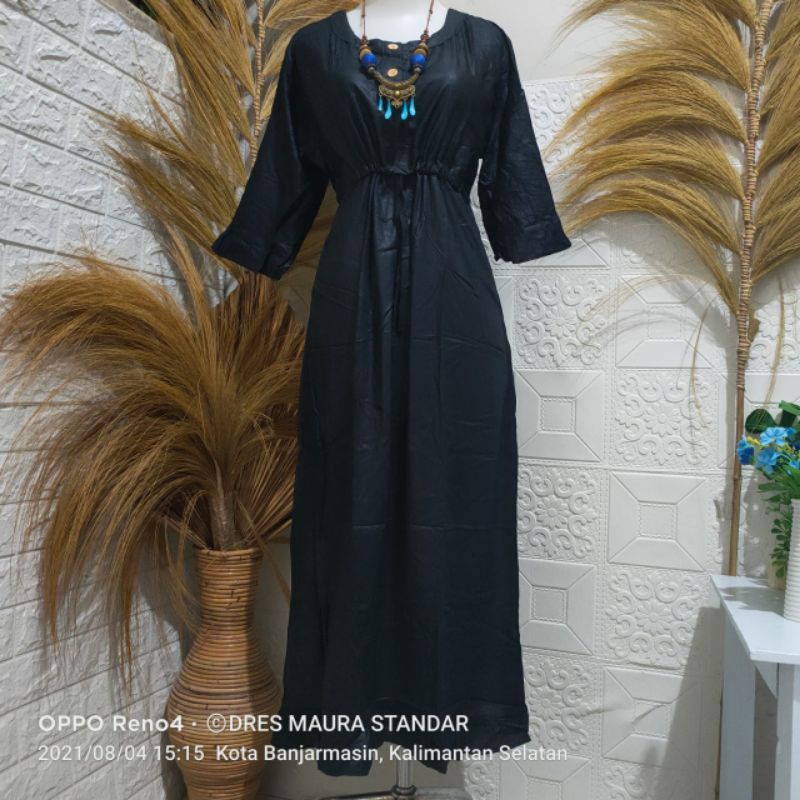 zahra.al.gifari/dress maura murah Banjarmasin/daster rample busui laris/cod/bayar di tempt