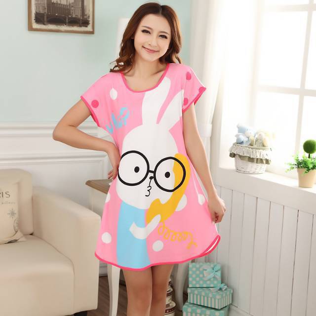 BOSJKT184 Baju Tidur Karakter Daster Motif Lucu