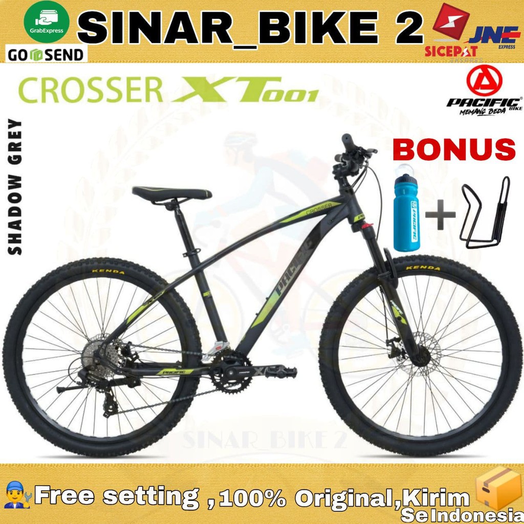 Sepeda Gunung 27,5Inch MTB Pacific CROSSER XT 001 Shimano 16 Speed