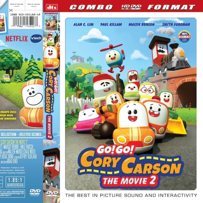 TERLARIS Kaset Dvd Film Animasi Movie Go Go Go Cory Carson The Movie 2