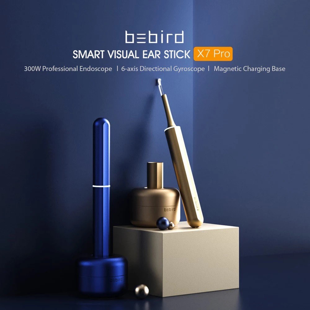 XIAOMI BEBIRD X7 PRO - Smart Visual Ear Stick with 3MP Endoscope - Korek Kupi dengan Kamera 3MP