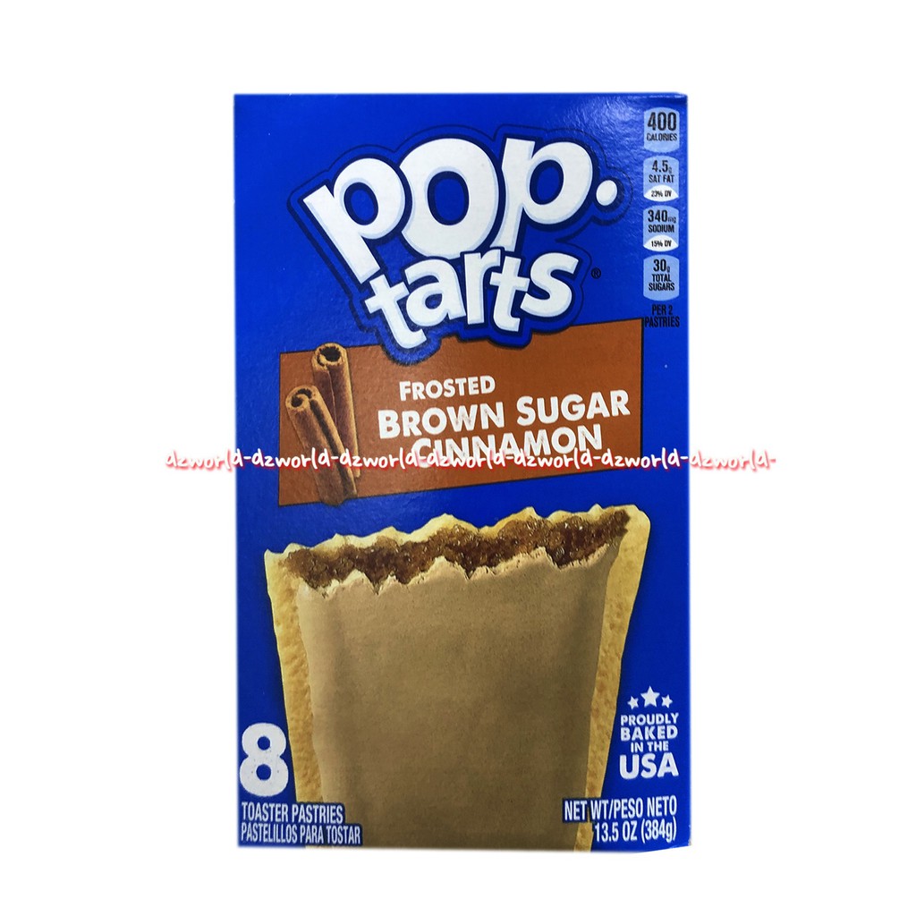 Pop Tarts Frosted Blueberry 8 Toaster Roti Instant Blue Berry Poptarts 416gr