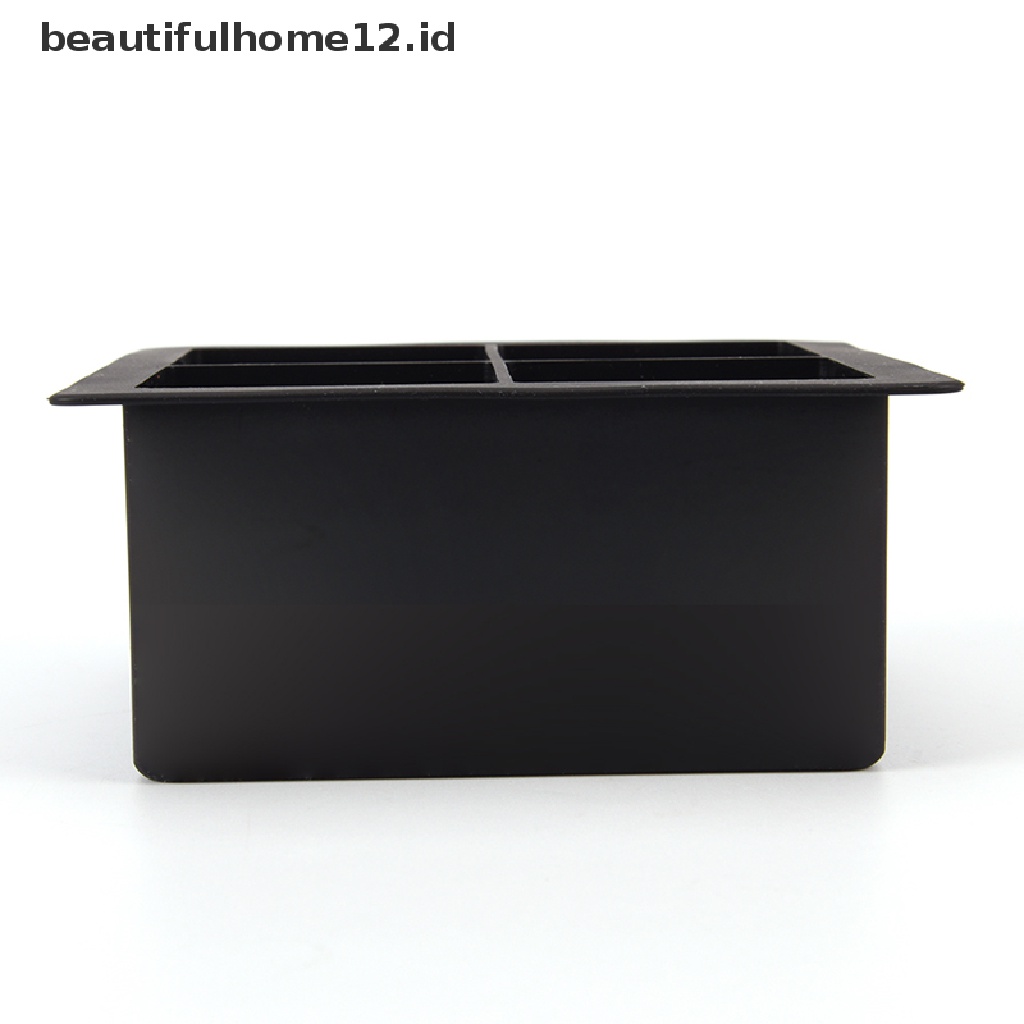 【beautifulhome12.id】 Giant Silicone Ice Cube Square Jumbo King Size Big Black Mould Large Mold Tray .