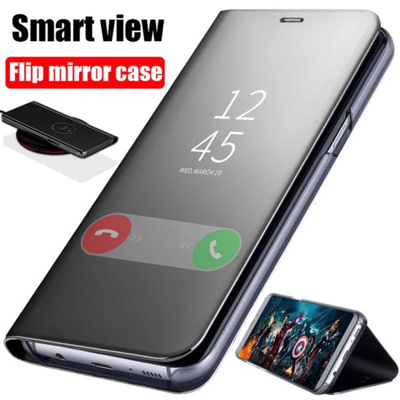 XIAOMI POCOPHONE POCO M5S X3 X3GT GT M3 M3 PRO X3 X3 NFC X3 PRO Flip Cover Clear View Case Mirror Standing Auto Lock