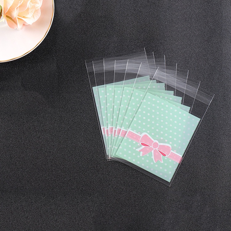 [YH] [8X10] Plastik Seal Opp Baking Kue Cookies Snack Accessories Biskuit Serbaguna Motif Lucu Pita 